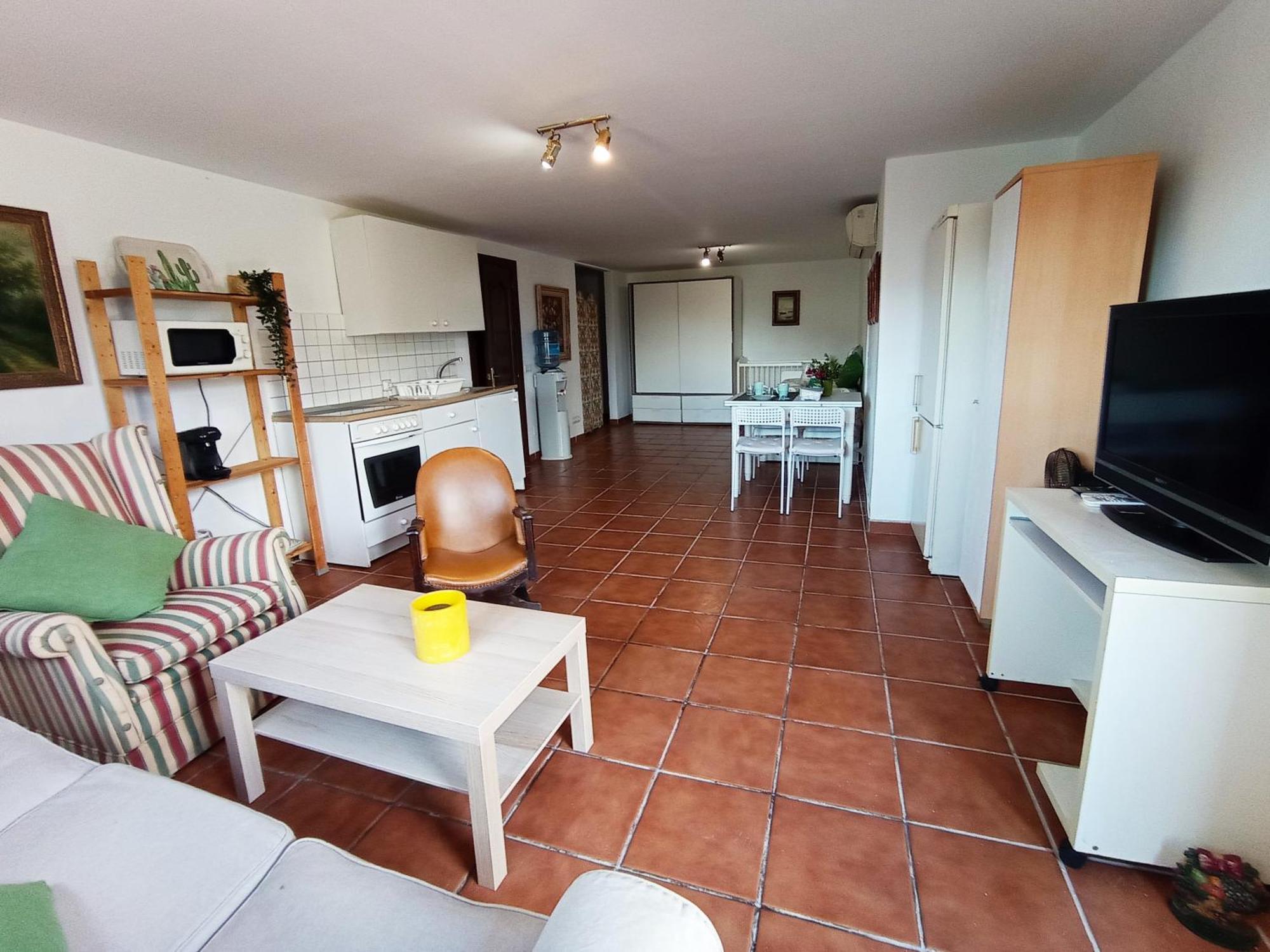 Apartamento-Estudio En Villa Con Piscina Malaga Bagian luar foto