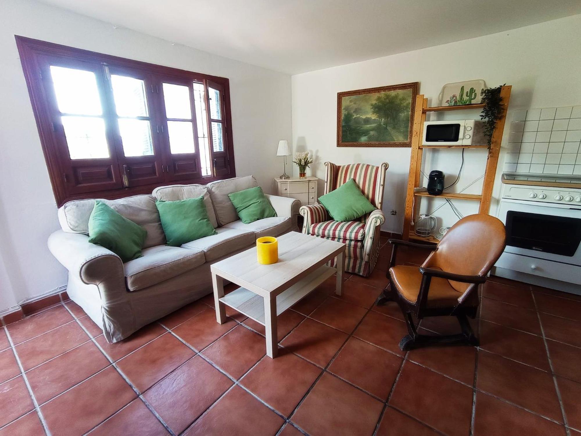 Apartamento-Estudio En Villa Con Piscina Malaga Bagian luar foto