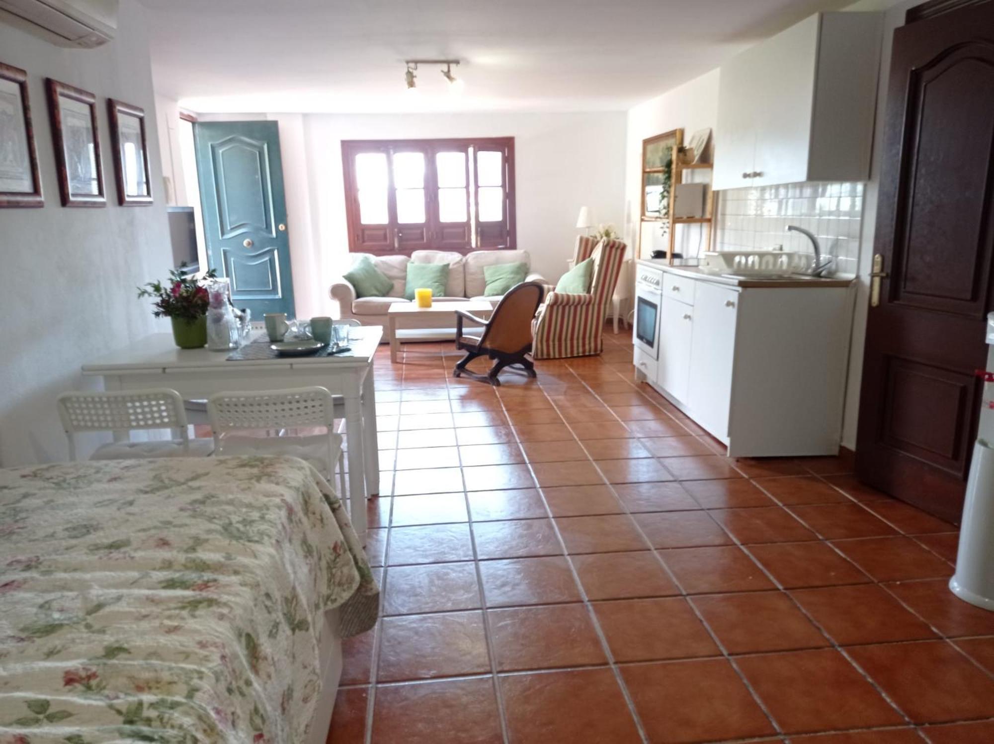 Apartamento-Estudio En Villa Con Piscina Malaga Bagian luar foto